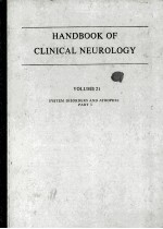 HANDBOOK OF CLINICAL NEUROLOGY VOLUME 21 SYSSTEM DISORDERS AND ATROPHIES  PART 1