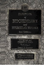 HANDBOOK OF BIOCHEMISTRY AND MOLECULAR BIOLOGY  3RD EDITION  PHYSICAL AND CHEMICAL DATA  VOLUME 1