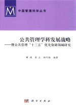 公共管理学科发展战略