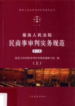 最高人民法院民商事审判实务规范  上  修订版  第2版