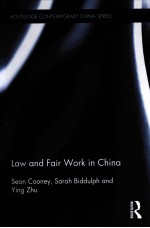 LAW AND FAIR WORK IN CHINA