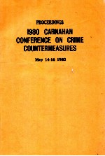 1980 CARNAHAN CONFERENCE ON CRIME COUNTERMEASURES  MAY 14-16 1980