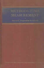 METHODS-TIME MEASUREMENT FIRST EDITION