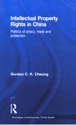 INTELLECTUAL PROPERTY RIGHTS IN CHINA POLITICS OF PIRCY