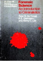 FORENSIC SCIENCE AN INTRODUCTION TO CRIMINALISTICS