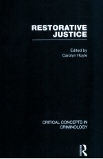 RESTORATIVE JUSTICE  VOLUME III