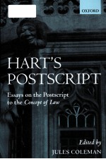 HART’S POSTSCRIPT  ESSAYS ON THE POSTSCRIPT TO THE CONCEPT OF LAW