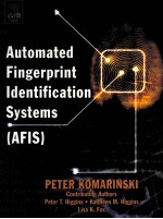 Automated fingerprint identification systems (AFIS)