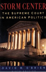 Storm center the Supreme Court in American politics sixth edition