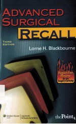 ADVANCED SURGICAL RECALL 3RD EDITION RECALL SERIES EDITOR AND SENIOR EDITOR