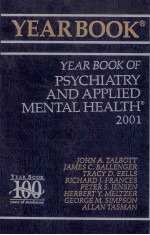 THE YEAR BOOK OF PSYCHIATRY AND APPLIED MENTAL HEALTH  2001