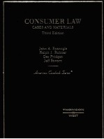 CONSUMER LAW  CASES AND MATERIALS  THIRD EDITION