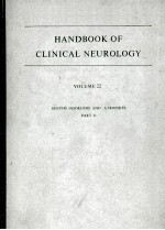 HANDBOOK OF CLINICAL NEUROLOGY VOLUME 22 SYSSTEM DISORDERS AND ATROPHIES  PART 2