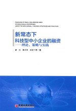 新常态下科技型中小企业的融资  理论、策略与实践