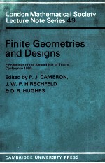 Finite geometries and designs