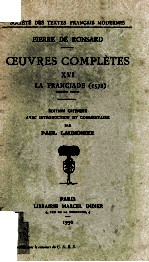 Oeuvres complètes : XVI