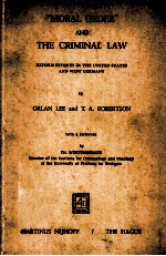 “MORAL ORDER”AND THE CRIMINAL LAW：REFORM EFFORTS IN THE UNITED STATES AND WEST GERMANY