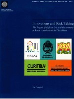 innvations and risk taking the engine of reform in local gouernment in latin america and the caribbe