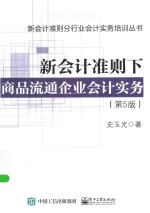 新会计准则分行业会计实务培训丛书  新会计准则下商品流通企业会计实务