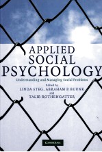 applied social psychology understanding and managing social problems