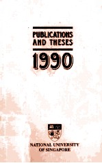 PUBLICATIONS AND THESES 1990