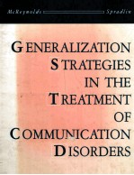 Generalization strategies in the treatment of communication disorders