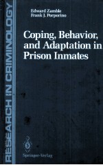 COPING BEHAVIOR AND ADAPTATION IN PRISON INMATES