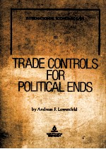 Trade controls for political ends