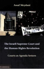 The Israeli Supreme Court and the Human Rights Revolution courts as agenda setters