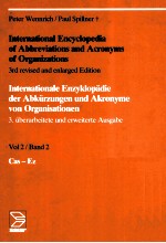 International Encyclopedia of Abbreviations and Acronyms of organizations vol2/band 2