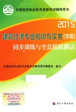 建筑经济专业知识与实务（中级）同步训练与全真模拟测试  2015