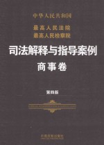 最高人民法院最高人民检察院司法解释与指导案例  商事卷