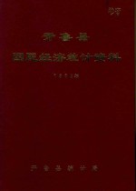 开鲁县国民经济统计资料  1983年