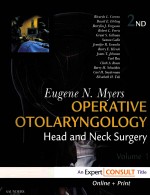 OPERATIVE OTOLARYNGOLOGY HEAD AND NECK SURGERY SECOND EDITION VOLUME 1