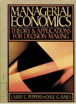 Managerial economics theory and applications for decision making