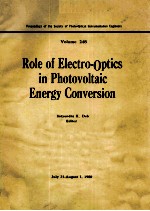 Role of Electro-Optics in Photovoltaic Energy Conversion