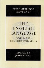 THE CAMBRIDGE HISTORY OF THE ENGLISH LANGUAGE  VOLUME VI