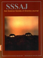 Soil Science Society of America journal: v65 no6 November-December 2001