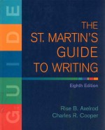 The St Martin's guide to writing Eighth Edition