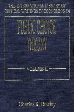 Public choice theory volumeⅡ the characteristics of political equilibrium