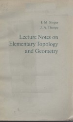 LECTURE NOTES ON ELEMENTARY TOPOLOGY AND GEOMETRY