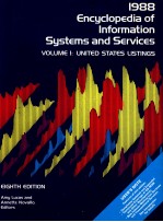 1988 ENCYCLOPEDIA OF INFORMATION SYSTEMS AND SERVICES  VOLUME 1:UNITED STATES LISTINGS  EIGHTH EDITI