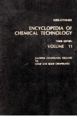 ENCYCLOPEDIA OF CHEMICAL TECHNOLOGY THIRD EDITION VOLUME 11