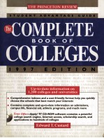 THE PRINCETON REVIEW STUDENT ACCESS GUIDE THE COMPLETE BOOK OF COLLEGES  1997 EDITION