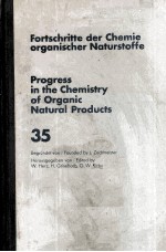 FORTSCHRITTE DER CHEMIE ORGANISCHER NATURSTOFFE PROGRESS IN THE CHEMISTRY OF ORGANIC NATURAL PRODUCT