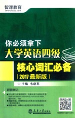 你必须拿下  大学英语四级  核心词汇必备  2017版