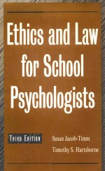 Ethics and law for school psychologists Third Edition