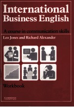 INTERNATIONAL BUSINESS ENGLISH  WORK BOOK