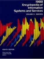 1988 ENCYCLOPEDIA OF INFORMATION SYSTEMS AND SERVICES  VOLUME 3:INDEXES  EIGHTH EDITION