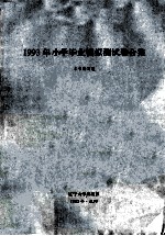 1993年小学毕业模拟测试卷合集